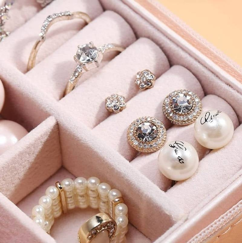 PU Mini Organiser Jewellery Box