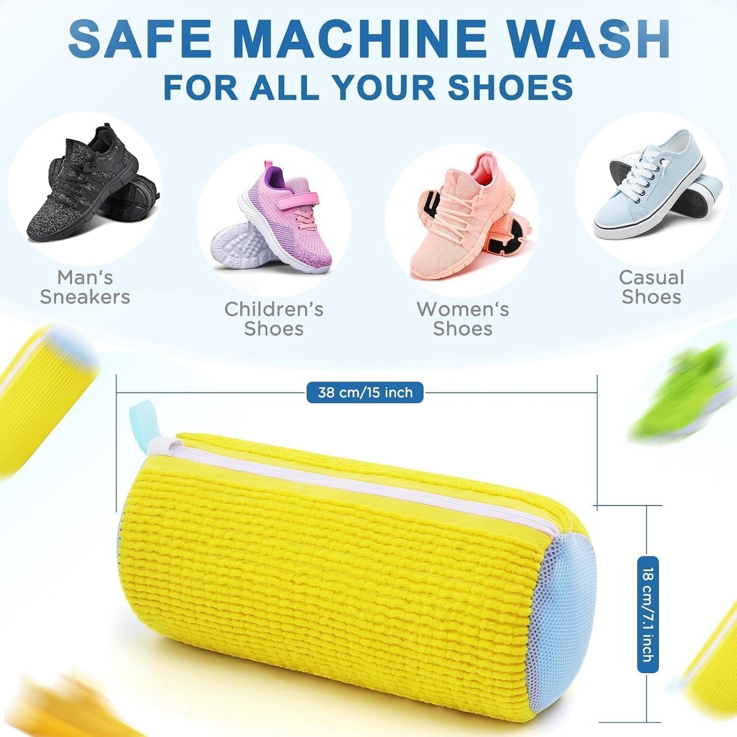 Lotusgal Shoe Washing Machine Bag