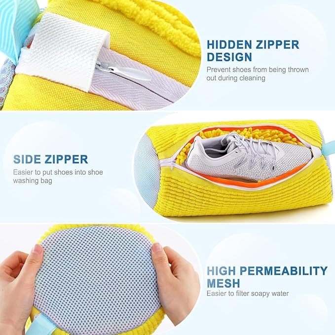 Lotusgal Shoe Washing Machine Bag