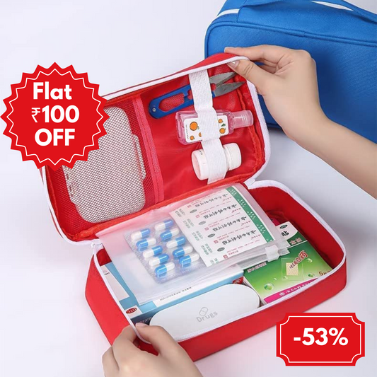 First Aid Travel Medicine Pouch